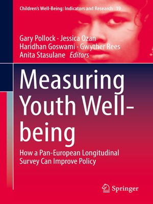 cover image of Measuring Youth Well-being